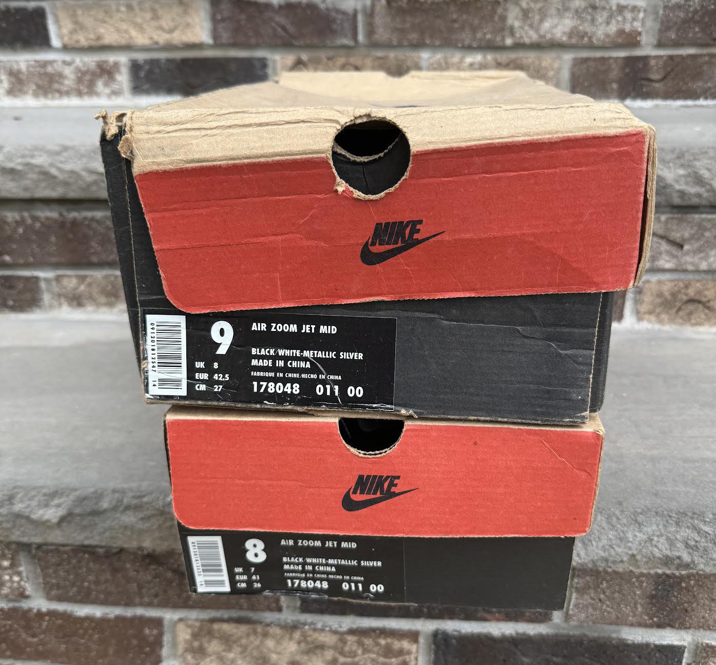 Nike Air Zoom Jet Mid Black / Silver DS — RootsBK